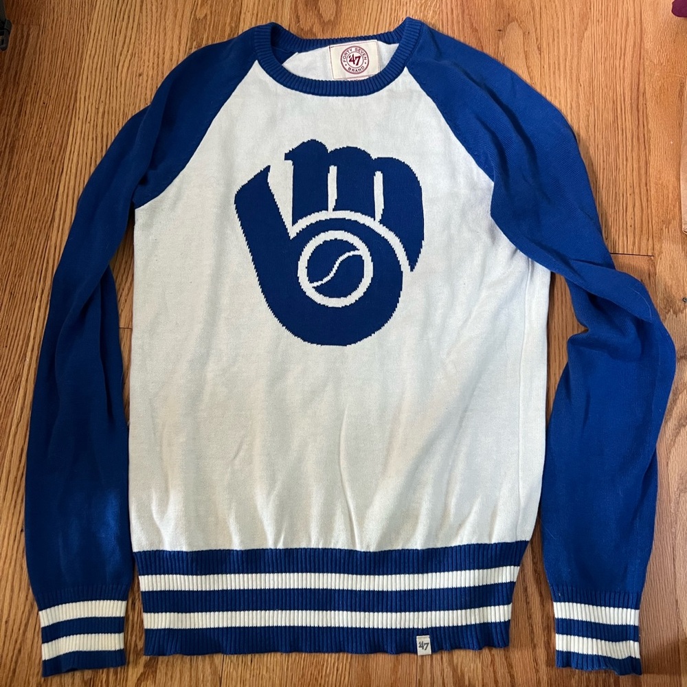 47 Brand Milwaukee Brewers Women’s Crewneck Sweater